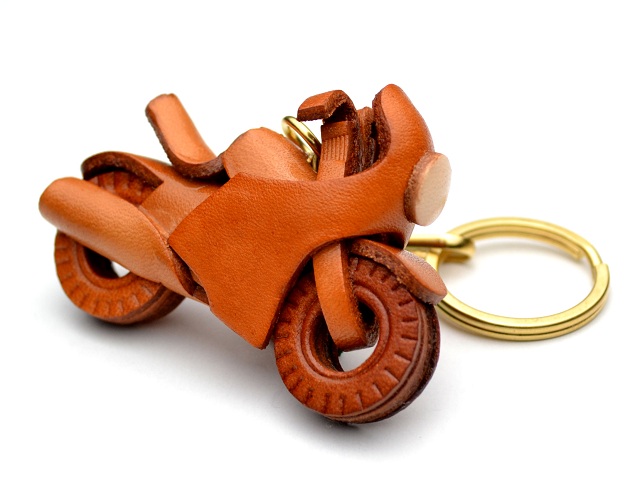 RACING BIKE LEATHER KEYCHAIN VANCA