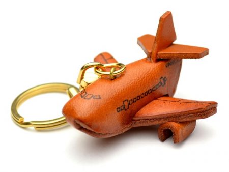 AIRPLANE LEATHER KEYCHAIN VANCA