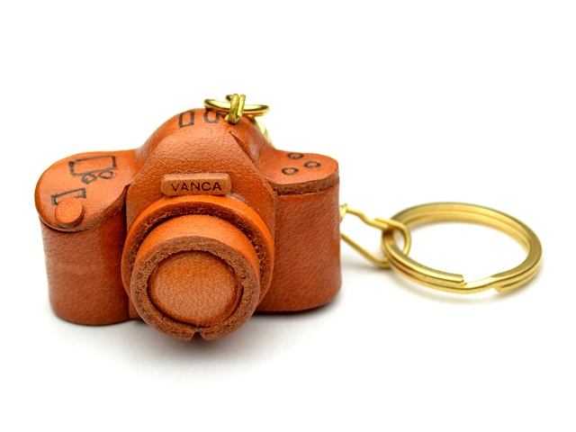 CAMERA LEATHER KEYCHAIN VANCA