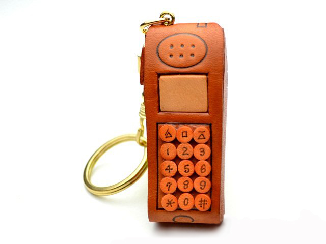CELLULAR(MOBILE) PHONE LEATHER KEYCHAIN VANCA