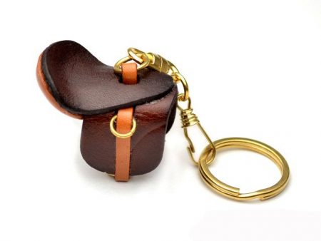 SADDLE LEATHER KEYCHAIN VANCA