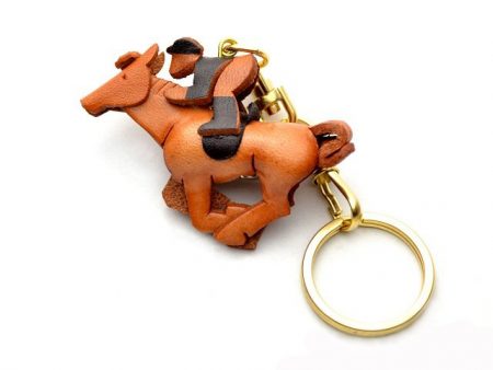 HORSE RIDER LEATHER KEYCHAIN VANCA