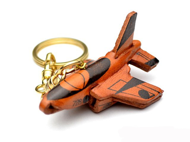 BLUE IMPULSE LEATHER KEYCHAIN VANCA