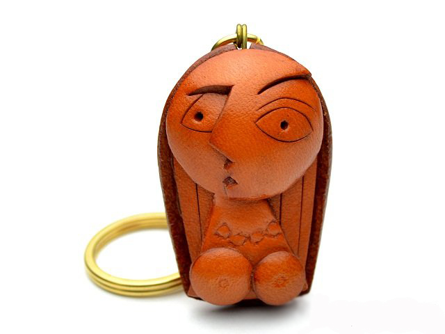 A WOMAN LEATHER KEYCHAIN VANCA
