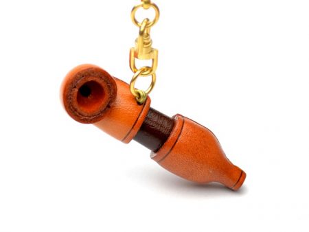 ORIENTAL PIPE LEATHER KEYCHAIN VANCA