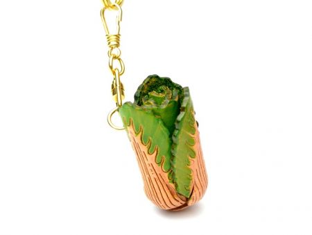 CHINESE CABBAGE LEATHER KEYCHAIN VANCA