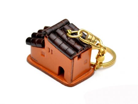 SPANISH HOUSE LEATHER KEYCHAIN VANCA