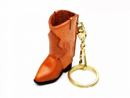 WESTERN BOOT LEATHER KEYCHAIN VANCA