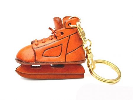 ICE SKATE SHOE LEATHER KEYCHAIN VANCA