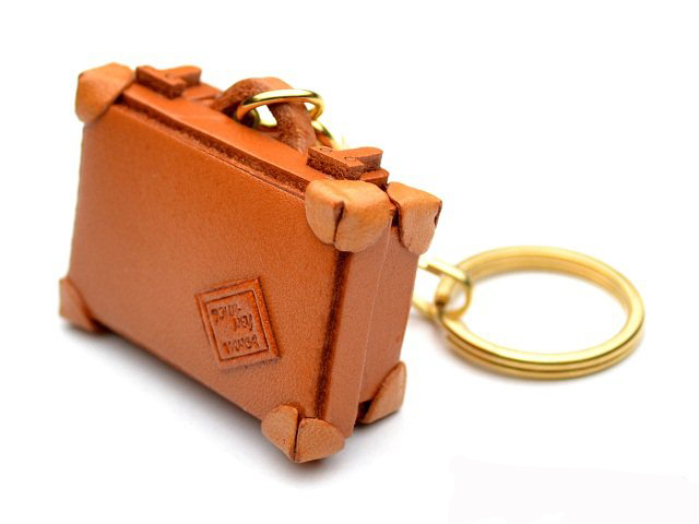 TRUNK LEATHER KEYCHAIN VANCA VANCA