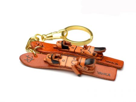 SKIS LEATHER KEYCHAIN VANCA