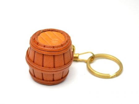 BARREL LEATHER KEYCHAIN VANCA