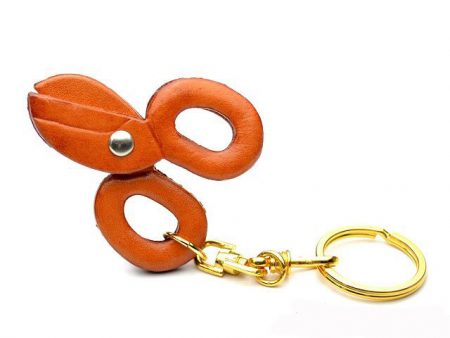 SCISSORS LEATHER KEYCHAIN VANCA