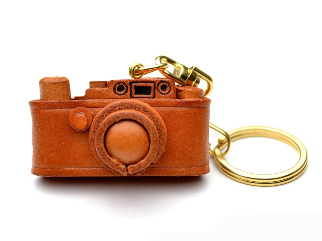 LEICA CAMERA LEATHER KEYCHAIN VANCA