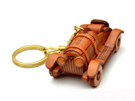 Classic Sports Car Leather Keychain VANCA