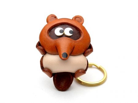 RACCOON DOG JAPANESE LEATHER KEYCHAINS VANCA