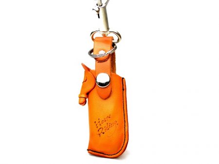 HORSE LIGHTER CASE LEATHER KEYCHAIN VANCA