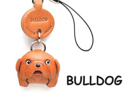 BULLDOG LEATHER CELLULARPHONE CHARM VANCA