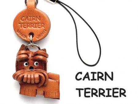 CAIRN TERRIER LEATHER CELLULARPHONE CHARM VANCA