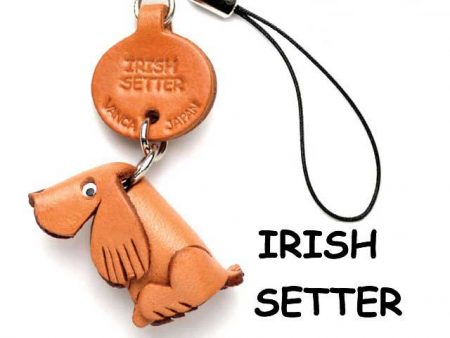 IRISH SETTER LEATHER CELLULARPHONE CHARM VANCA