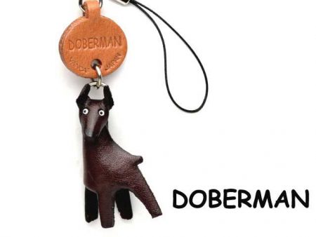 DOBERMAN LEATHER CELLULARPHONE CHARM VANCA