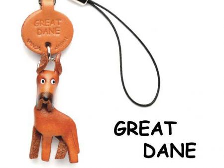 GREAT DANE LEATHER CELLULARPHONE CHARM VANCA