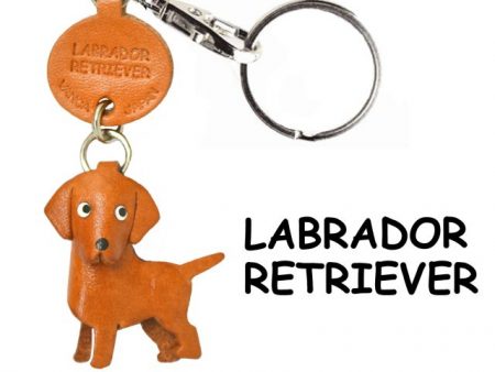 LABRADOR RETRIEVER LEATHER DOG KEYCHAIN VANCA