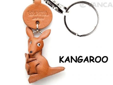 KANGAROO LEATHER KEYCHAINS ANIMAL VANCA