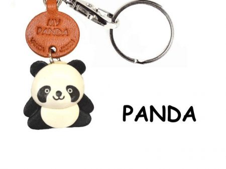 PANDA LEATHER KEYCHAINS ANIMAL VANCA