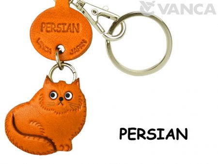 PERSIAN LEATHER KEYCHAIN CAT VANCA