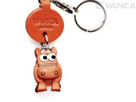 HORSE LEATHER KEYCHAINS LITTLE ZODIAC MASCOT VANCA