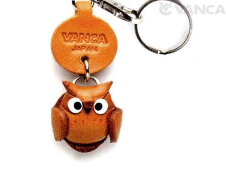 OWL LEATHER KEYCHAINS LITTLE ZODIAC MASCOT