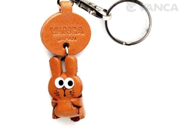 RABBIT LEATHER KEYCHAINS LITTLE ZODIAC MASCOT