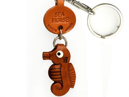 SEA HORSE LEATHER KEYCHAINS FISH VANCA