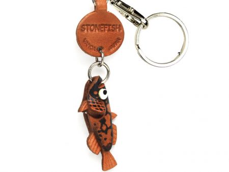 STONEFISH LEATHER KEYCHAINS FISH VANCA