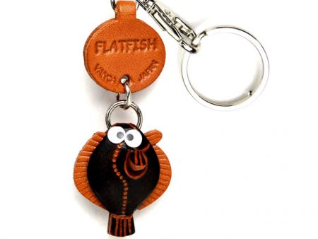 FLATFISH LEATHER KEYCHAINS FISH VANCA