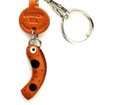 GARDEN EEL LEATHER KEYCHAIN SEA ANIMALS VANCA