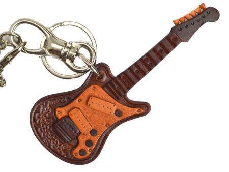 ELECTRIC GUITAR LEATHER GOODS BAG CHARM