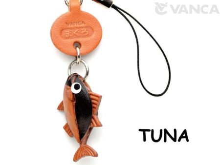 TUNA LEATHER CELLULARPHONE CHARM FISH