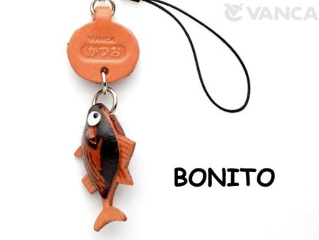 BONITO LEATHER CELLULARPHONE CHARM FISH
