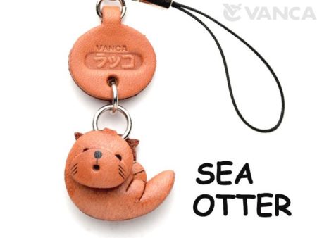 SEA-OTTER LEATHER CELLULARPHONE CHARM FISH