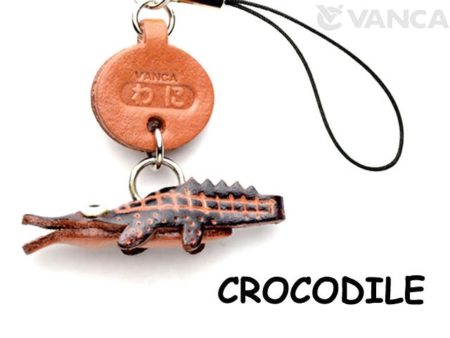 CROCODILE LEATHER CELLULARPHONE CHARM FISH