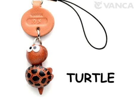 TURTLE LEATHER CELLULARPHONE CHARM FISH