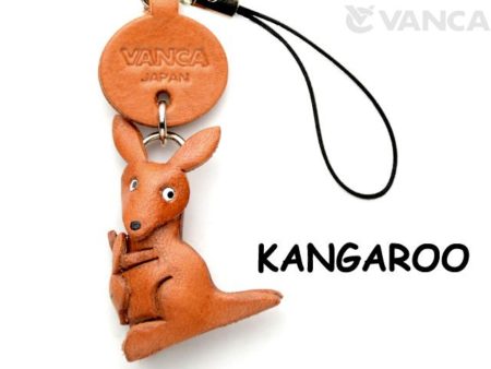 KANGAROO LEATHER CELLULARPHONE CHARM ANIMAL