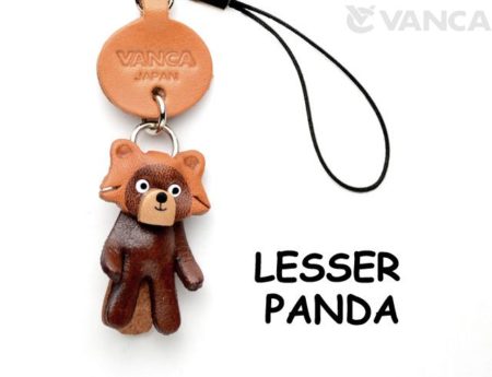 LESSER PANDA LEATHER CELLULARPHONE CHARM ANIMAL