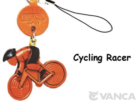 CYCLE RACER LEATHER CELLULARPHONE CHARM GOODS