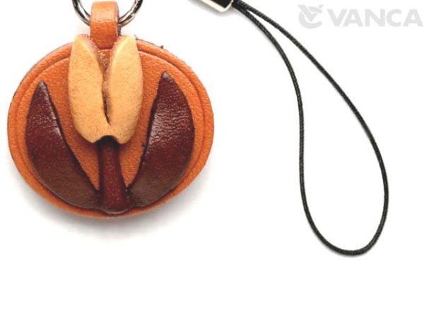 TULIP LEATHER FLOWER CELLULARPHONE CHARM