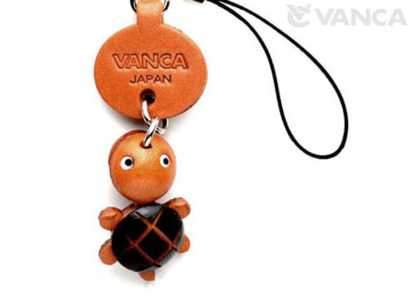 TURTLE LEATHER CELLULARPHONE CHARM MASCOT