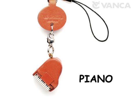PIANO LEATHER CELLULARPHONE CHARM GOODS
