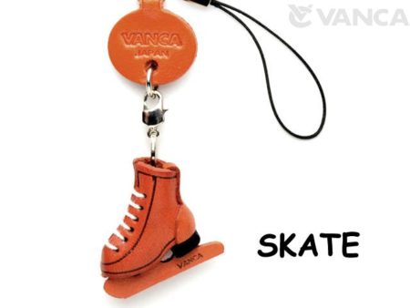 SKATES LEATHER CELLULARPHONE CHARM GOODS